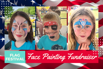 Face Painting at Brooklyn’s Flag Festival