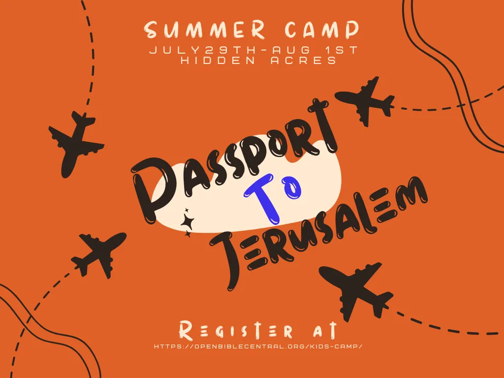 Kids Camp - Passport to Jerusalem